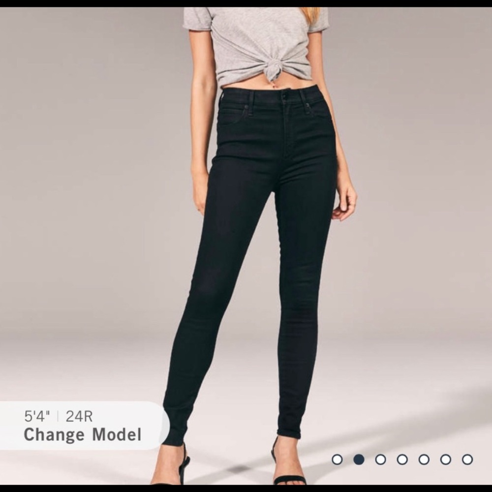 Abercrombie & Fitch Simone high rise super skinny jeans